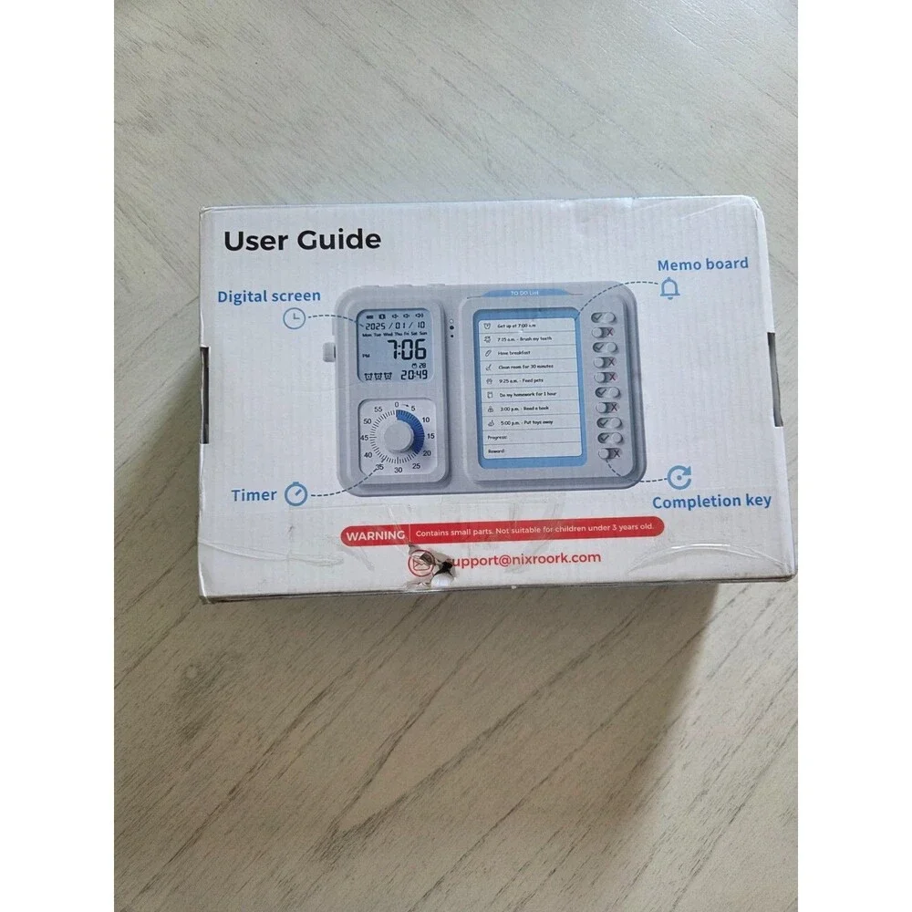 Nixroork 3-in-1 Visual Timer & ADHD Tool